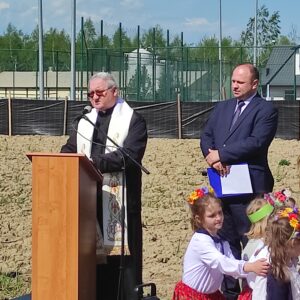 Oddanie nowego budynku Przedszkola Samorządowego w Trzcianie: 16.06.2025 r.